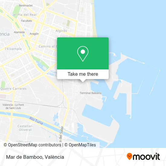 Mar de Bamboo map