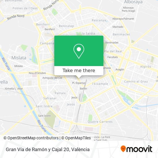 Gran Vía de Ramón y Cajal 20 map