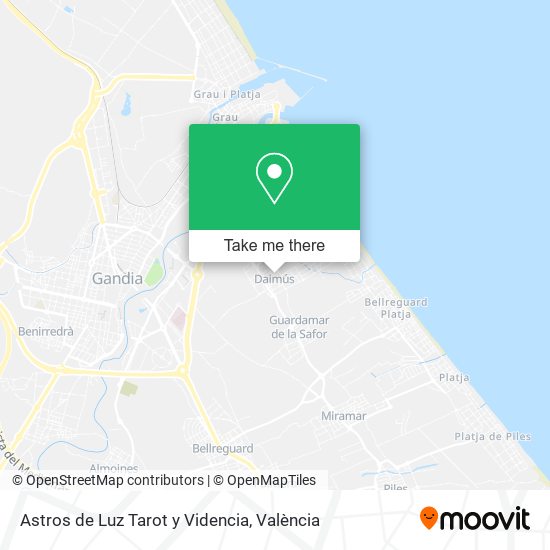 Astros de Luz Tarot y Videncia map