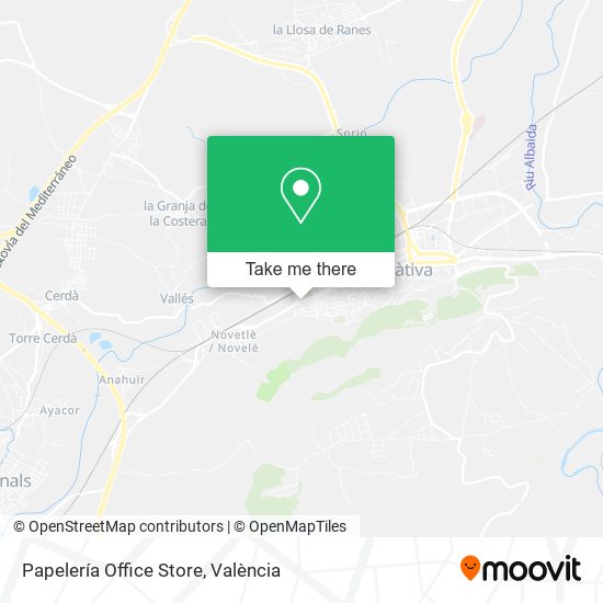 Papelería Office Store map