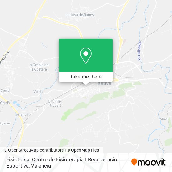 Fisiotolsa. Centre de Fisioterapia I Recuperacio Esportiva map