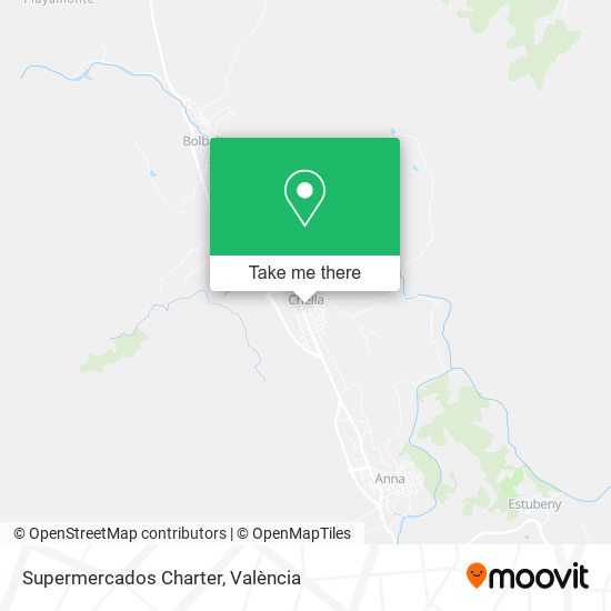 mapa Supermercados Charter