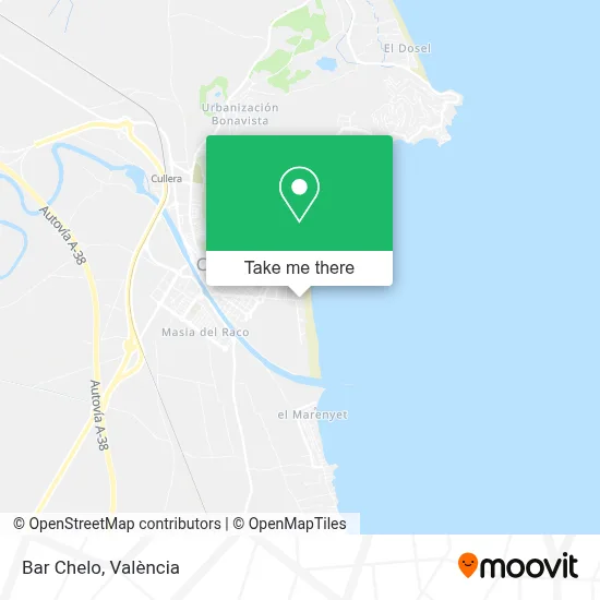 Bar Chelo map