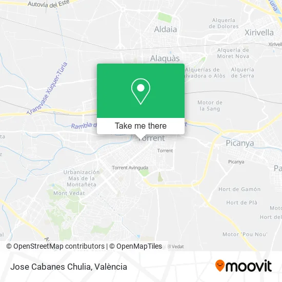 Jose Cabanes Chulia map