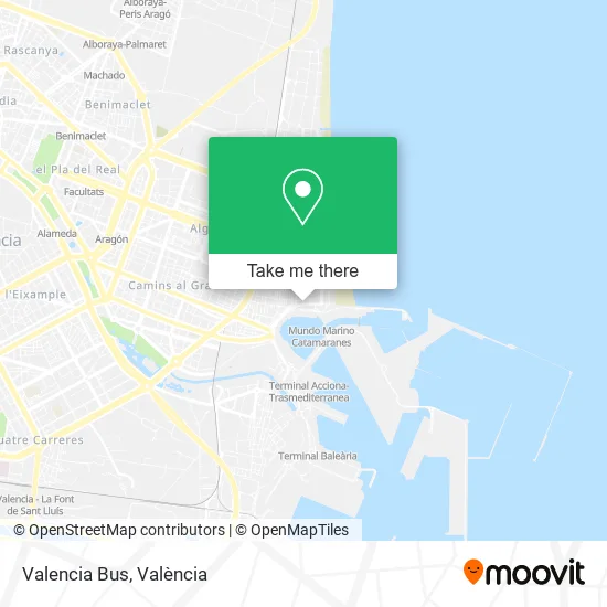 Valencia Bus map