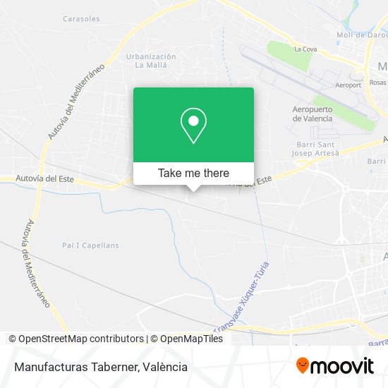 mapa Manufacturas Taberner