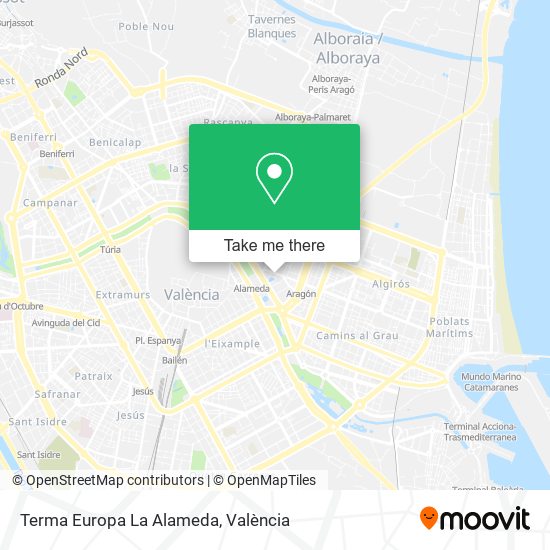 Terma Europa La Alameda map