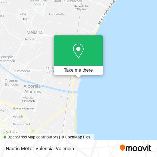 Nautic Motor Valencia map