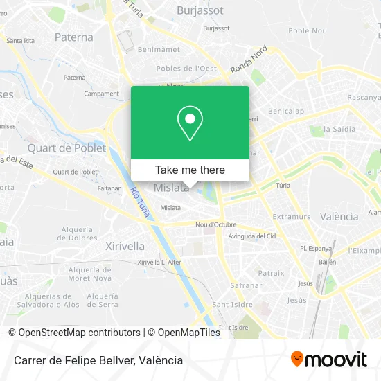 Carrer de Felipe Bellver map