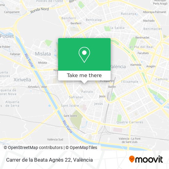 Carrer de la Beata Agnès 22 map