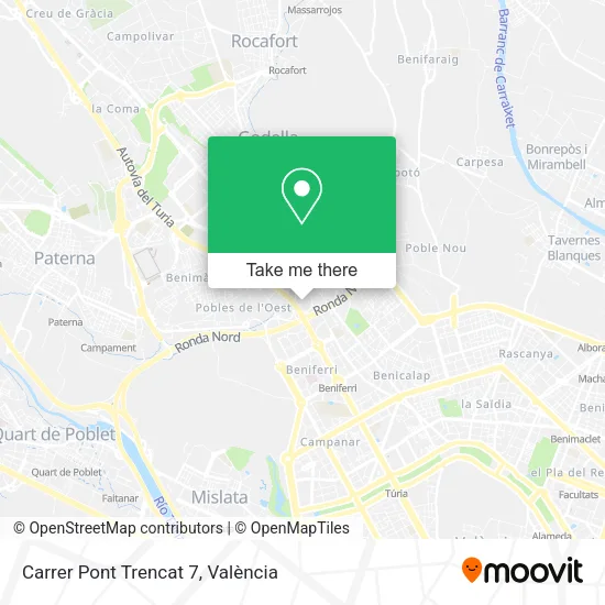 Carrer Pont Trencat 7 map