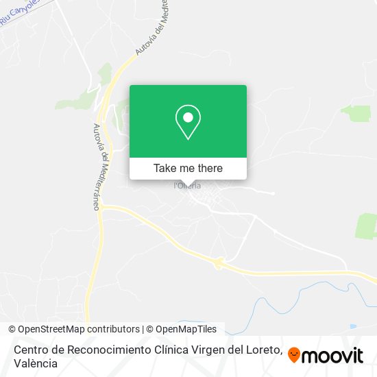 Centro de Reconocimiento Clínica Virgen del Loreto map