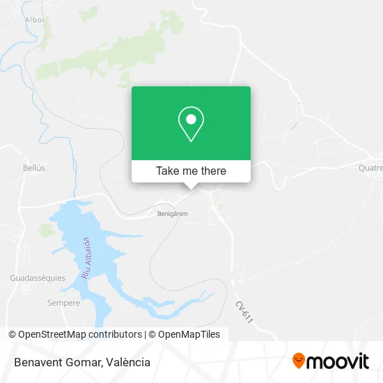 Benavent Gomar map