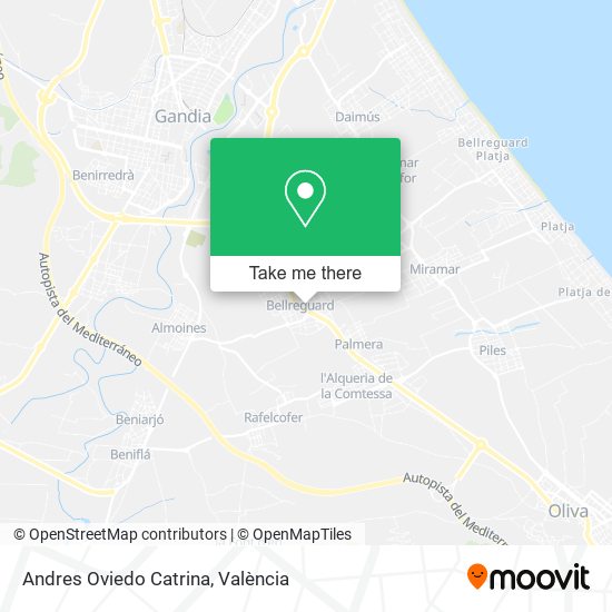 Andres Oviedo Catrina map