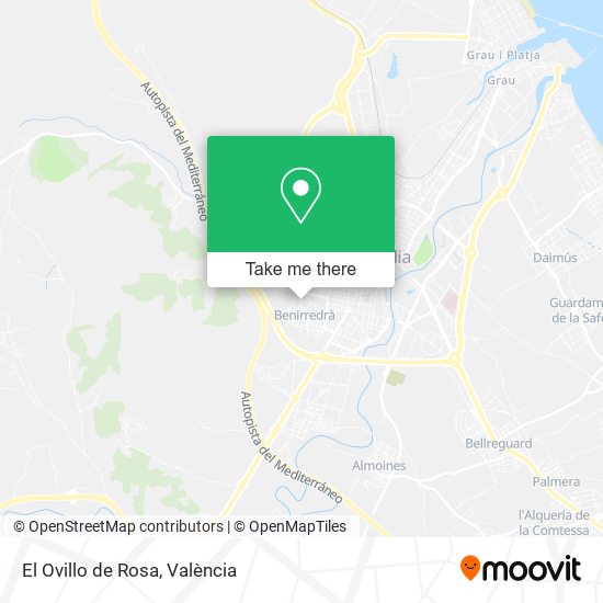 El Ovillo de Rosa map