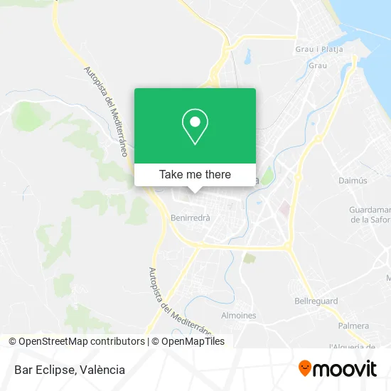 Bar Eclipse map