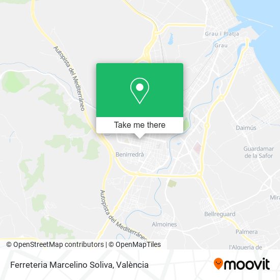 mapa Ferreteria Marcelino Soliva