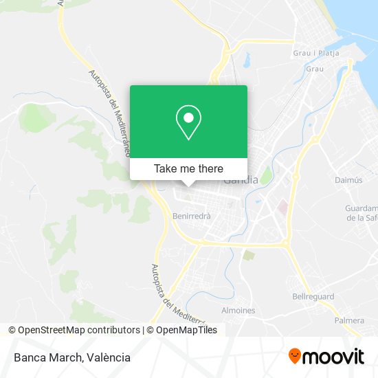 Banca March map