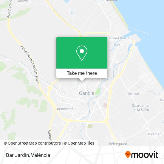 Bar Jardin map