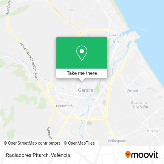 Radiadores Pitarch map
