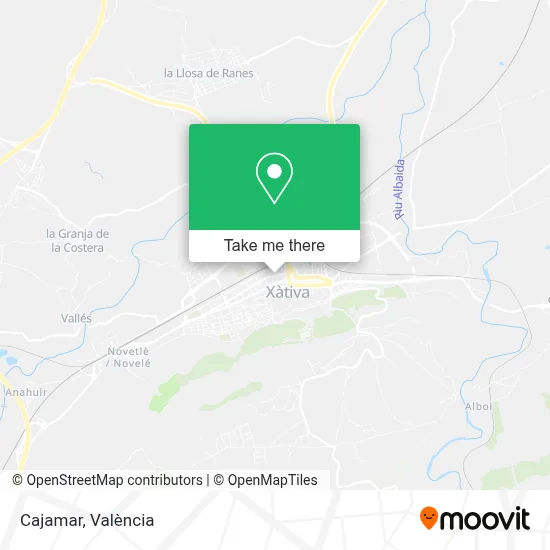 Cajamar map