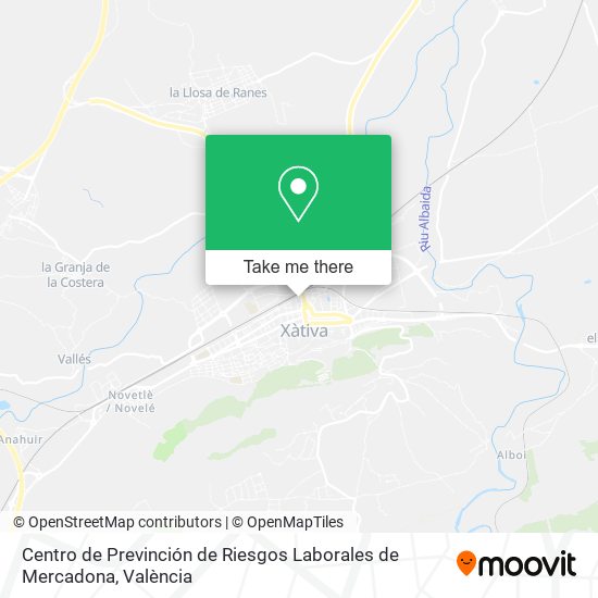 Centro de Previnción de Riesgos Laborales de Mercadona map