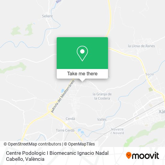 Centre Podologic I Biomecanic Ignacio Nadal Cabello map