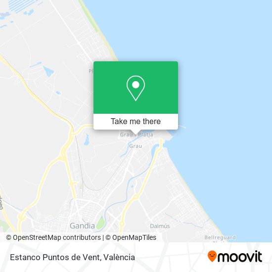 Estanco Puntos de Vent map