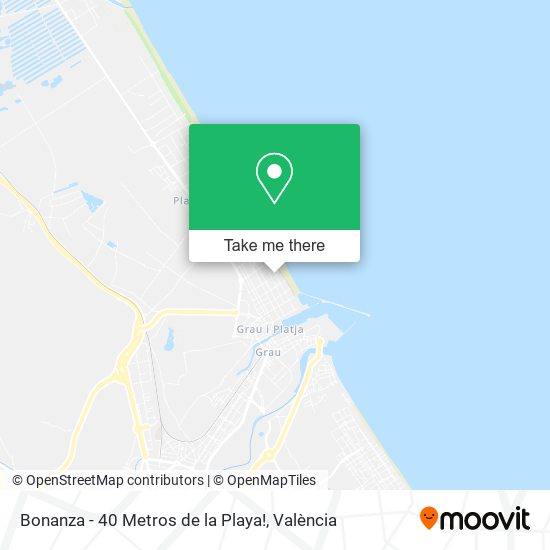 Bonanza - 40 Metros de la Playa! map