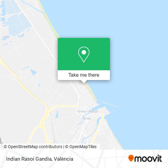 Indian Rasoi Gandia map