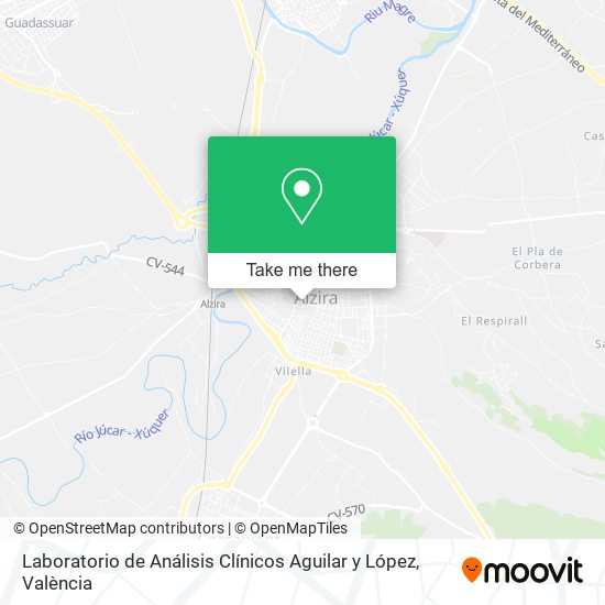 Laboratorio de Análisis Clínicos Aguilar y López map