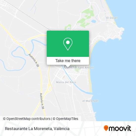 Restaurante La Moreneta map