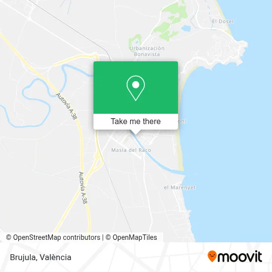 Brujula map