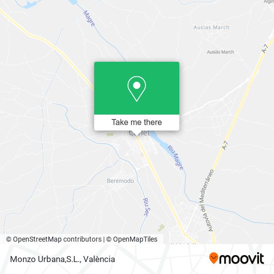 Monzo Urbana,S.L. map