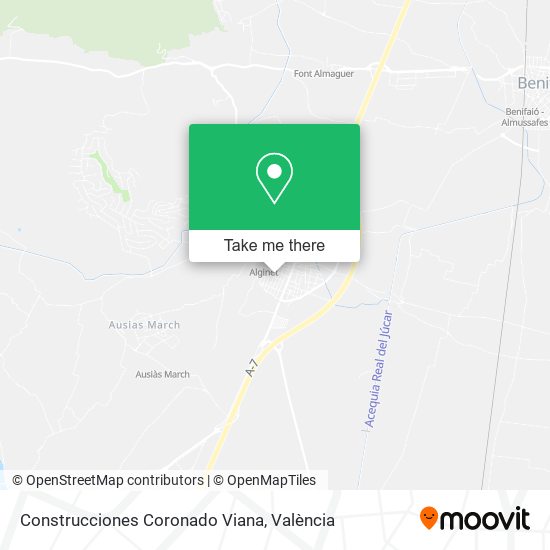 mapa Construcciones Coronado Viana