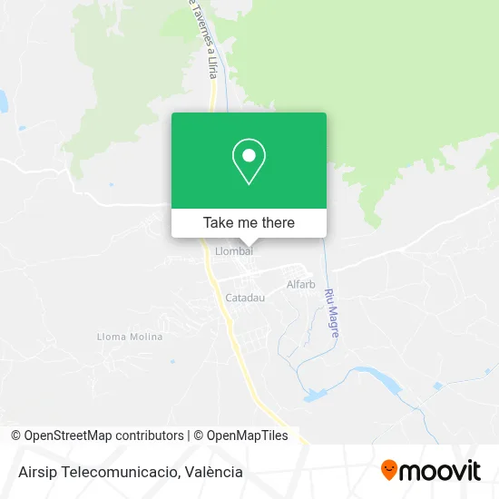 Airsip Telecomunicacio map