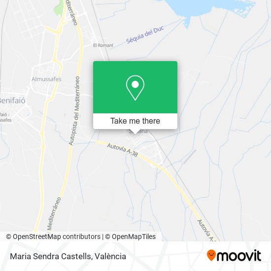 Maria Sendra Castells map