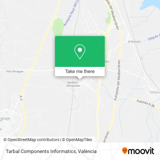 Tarbal Components Informatics map