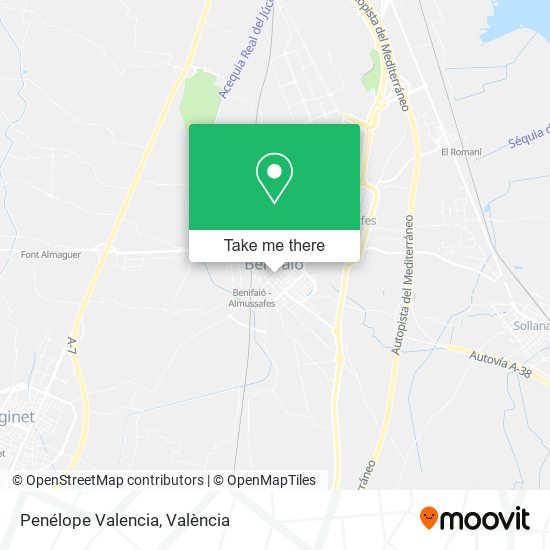Penélope Valencia map