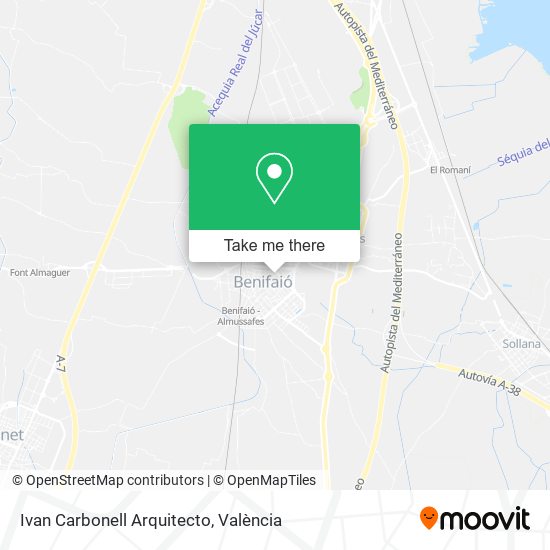 Ivan Carbonell Arquitecto map