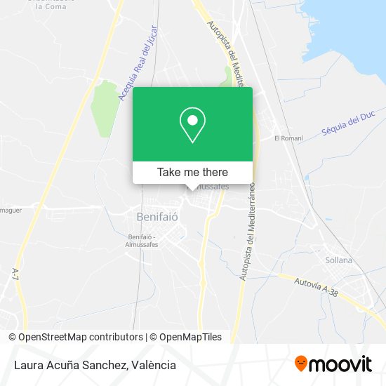 Laura Acuña Sanchez map