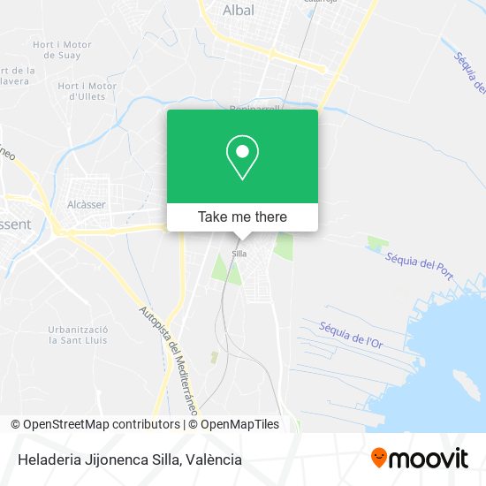 Heladeria Jijonenca Silla map