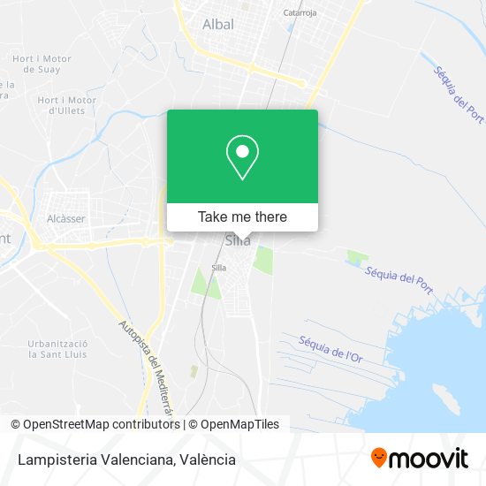 Lampisteria Valenciana map