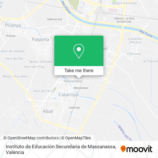 mapa Instituto de Educación Secundaria de Massanassa