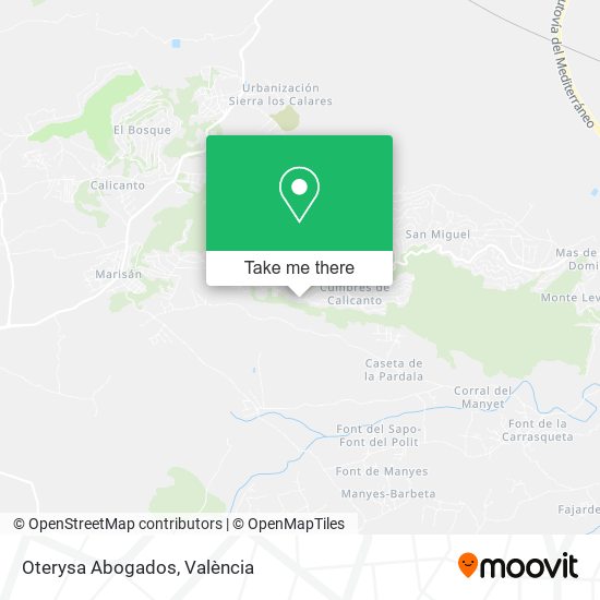 Oterysa Abogados map