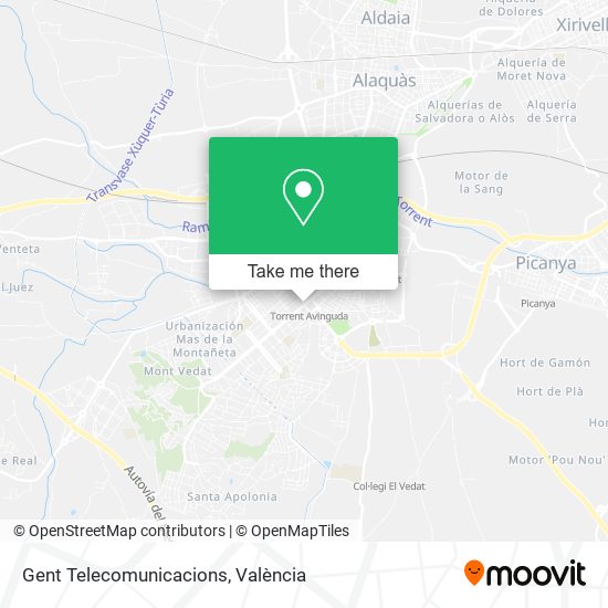 mapa Gent Telecomunicacions