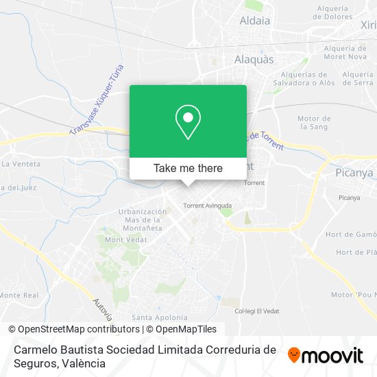 Carmelo Bautista Sociedad Limitada Correduria de Seguros map