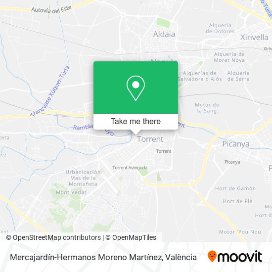 mapa Mercajardín-Hermanos Moreno Martínez