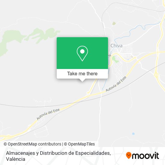 Almacenajes y Distribucion de Especialidades map