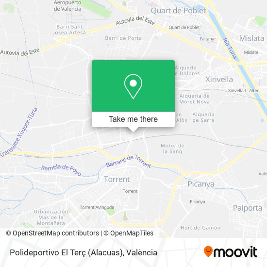 Polideportivo El Terç (Alacuas) map